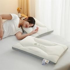RUỘT GỐI MATXA CAOSU NON RELAX LÕI BÔNG MICROFIBER SIZE 48*74CM
