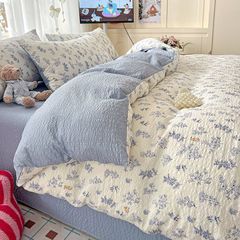 4Pcs PreCloud Linen | Set Đũi Xu Kem Style trẻ trung hiện đại | ID 4PCSPRECLOUD19