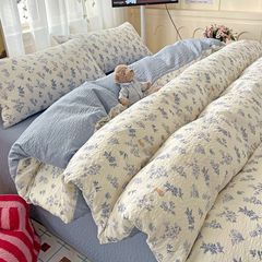 4Pcs PreCloud Linen | Set Đũi Xu Kem Style trẻ trung hiện đại | ID 4PCSPRECLOUD19