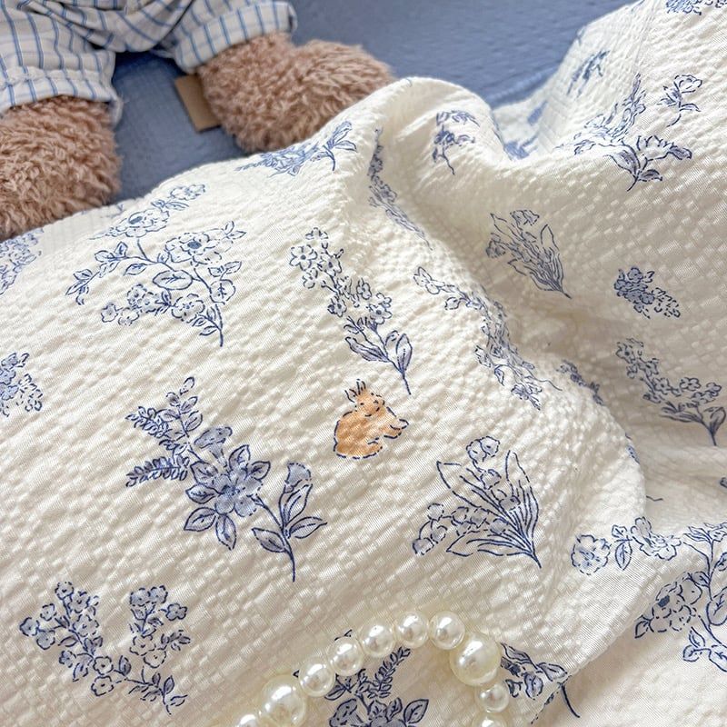 4Pcs PreCloud Linen | Set Đũi Xu Kem Style trẻ trung hiện đại | ID 4PCSPRECLOUD19