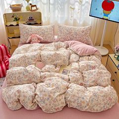 4Pcs PreCloud Linen | Set Đũi Xu Kem Style trẻ trung hiện đại | ID 4PCSPRECLOUD20