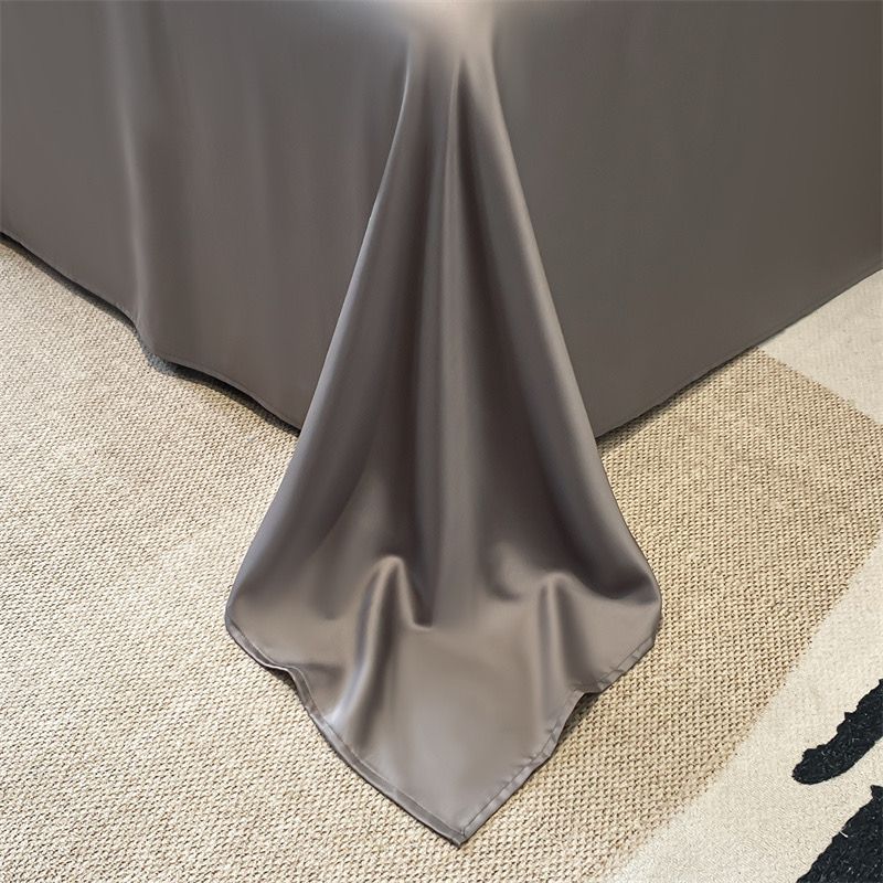 4Pcs Satin Babric | Charming With Love Standard Bedsets Summer Blanket | ID 4PCSSFARBRICCHARWLOVE09