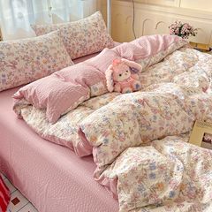 4Pcs PreCloud Linen | Set Đũi Xu Kem Style trẻ trung hiện đại | ID 4PCSPRECLOUD20