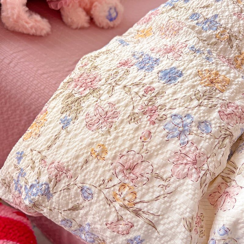 4Pcs PreCloud Linen | Set Đũi Xu Kem Style trẻ trung hiện đại | ID 4PCSPRECLOUD20
