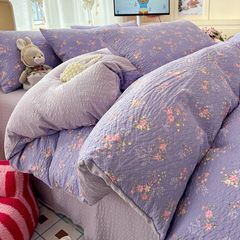 4Pcs PreCloud Linen | Set Đũi Xu Kem Style trẻ trung hiện đại | ID 4PCSPRECLOUD21