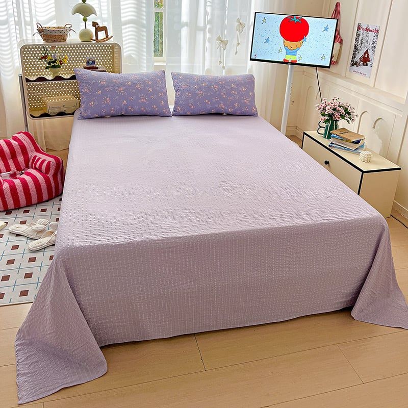 4Pcs PreCloud Linen | Set Đũi Xu Kem Style trẻ trung hiện đại | ID 4PCSPRECLOUD21
