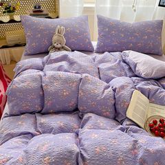 4Pcs PreCloud Linen | Set Đũi Xu Kem Style trẻ trung hiện đại | ID 4PCSPRECLOUD21
