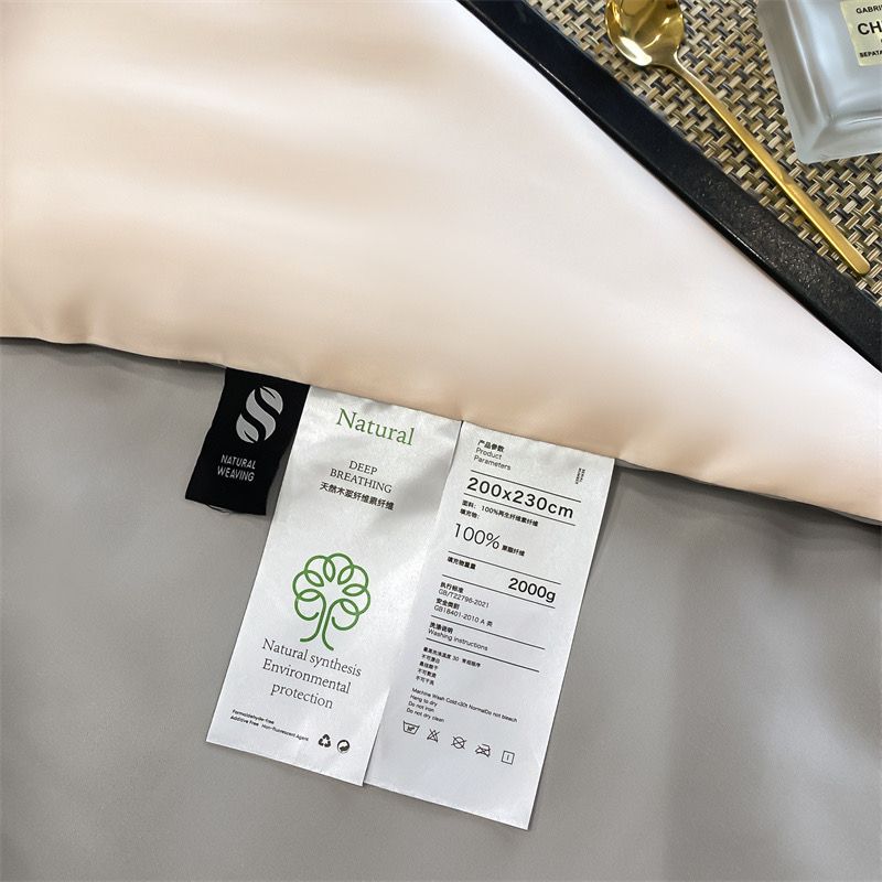 4Pcs Satin Babric | Charming With Love Standard Bedsets Summer Blanket | ID 4PCSSFARBRICCHARWLOVE08