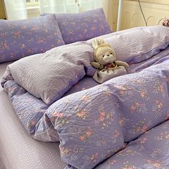 4Pcs PreCloud Linen | Set Đũi Xu Kem Style trẻ trung hiện đại | ID 4PCSPRECLOUD21