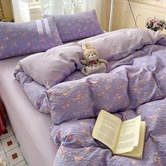 4Pcs PreCloud Linen | Set Đũi Xu Kem Style trẻ trung hiện đại | ID 4PCSPRECLOUD21