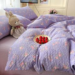 4Pcs PreCloud Linen | Set Đũi Xu Kem Style trẻ trung hiện đại | ID 4PCSPRECLOUD21
