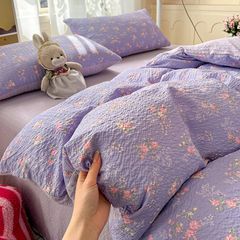 4Pcs PreCloud Linen | Set Đũi Xu Kem Style trẻ trung hiện đại | ID 4PCSPRECLOUD21