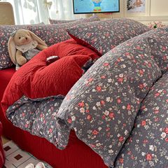 4Pcs PreCloud Linen | Set Đũi Xu Kem Style trẻ trung hiện đại | ID 4PCSPRECLOUD23