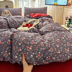 4Pcs PreCloud Linen | Set Đũi Xu Kem Style trẻ trung hiện đại | ID 4PCSPRECLOUD23