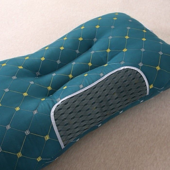 RUỘT GỐI CÔNG THÁI HỌC MATXA CHẦN TRÁM SIZE 48*74CM - 2 PHIÊN BẢN MẦU TRẮNG VÀ XANH DƯƠNG ĐẬM