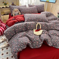 4Pcs PreCloud Linen | Set Đũi Xu Kem Style trẻ trung hiện đại | ID 4PCSPRECLOUD23