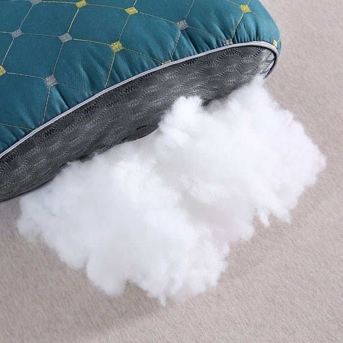 RUỘT GỐI CÔNG THÁI HỌC MATXA CHẦN TRÁM SIZE 48*74CM - 2 PHIÊN BẢN MẦU TRẮNG VÀ XANH DƯƠNG ĐẬM