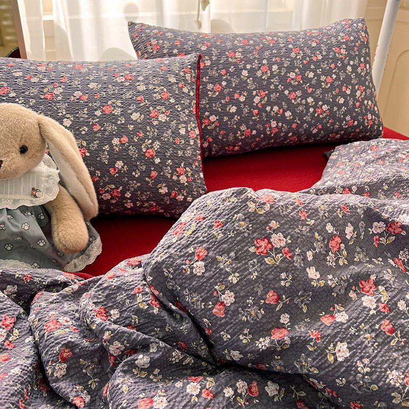 4Pcs PreCloud Linen | Set Đũi Xu Kem Style trẻ trung hiện đại | ID 4PCSPRECLOUD23