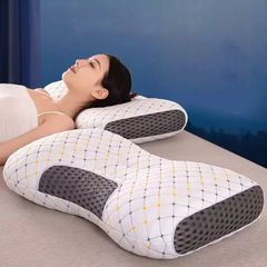 RUỘT GỐI CÔNG THÁI HỌC MATXA CHẦN TRÁM SIZE 48*74CM - 2 PHIÊN BẢN MẦU TRẮNG VÀ XANH DƯƠNG ĐẬM