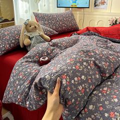 4Pcs PreCloud Linen | Set Đũi Xu Kem Style trẻ trung hiện đại | ID 4PCSPRECLOUD23