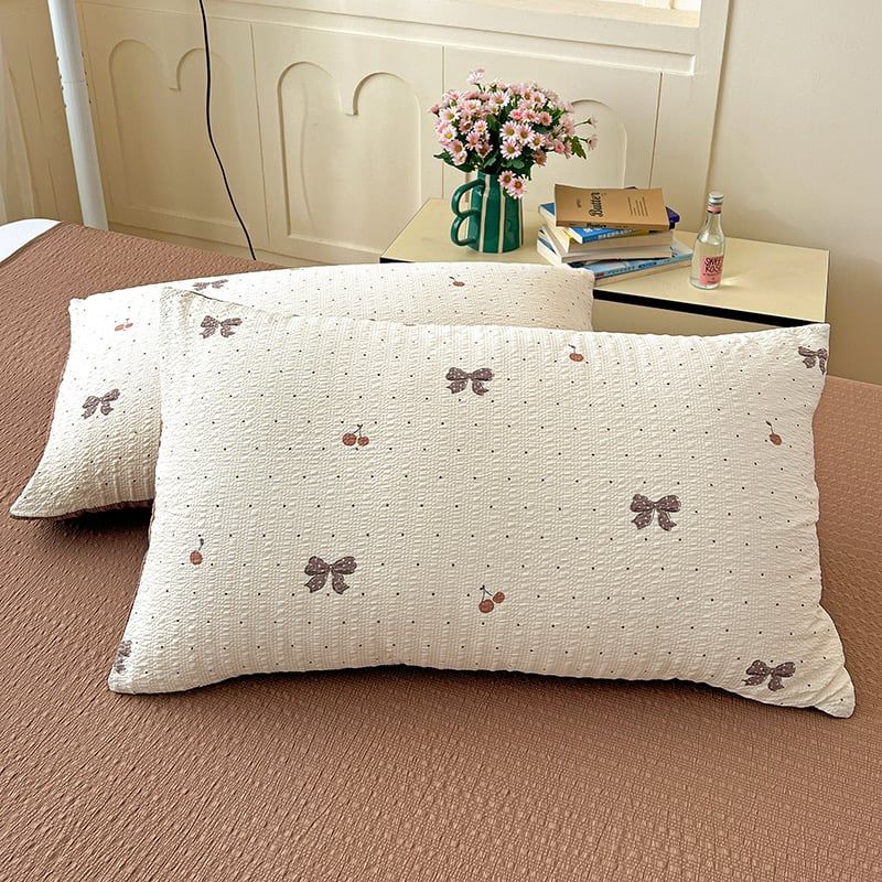 4Pcs PreCloud Linen | Set Đũi Xu Kem Style trẻ trung hiện đại | ID 4PCSPRECLOUD24