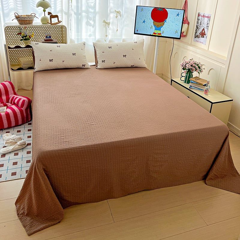 4Pcs PreCloud Linen | Set Đũi Xu Kem Style trẻ trung hiện đại | ID 4PCSPRECLOUD24