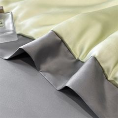 4Pcs Satin Babric | Charming With Love Standard Bedsets Summer Blanket | ID 4PCSSFARBRICCHARWLOVE05
