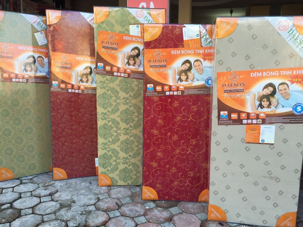NỆM BÔNG ÉP HÀN QUỐC GẤP 3 MẢNH DAESON BẢO HÀNH CHÍNH HÃNG 5 NĂM
