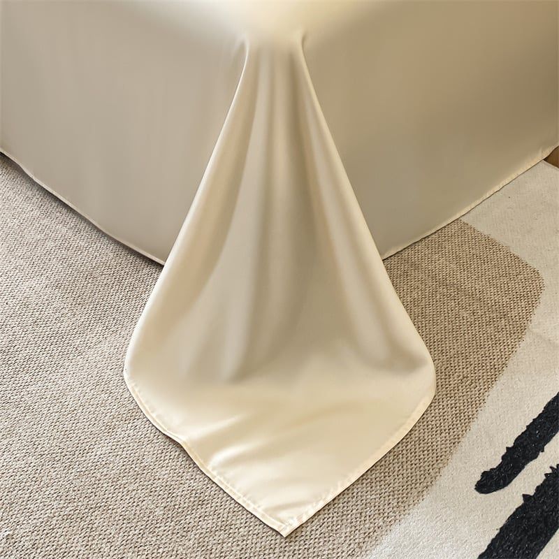 4Pcs Satin Babric | Charming With Love Standard Bedsets Summer Blanket | ID 4PCSSFARBRICCHARWLOVE01