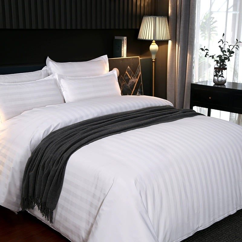 4Pcs Silk 3F | 3F Hotel Fabric T/C 250 Thread Count Duvet Cover Set | ID 4PCS3F025M01