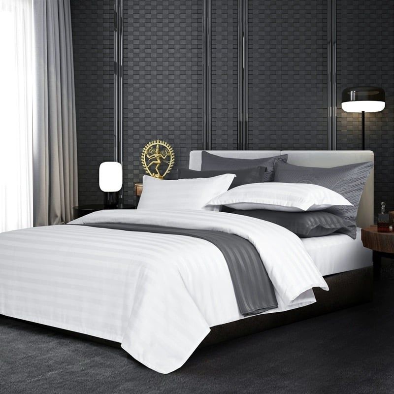 4Pcs Silk 3F | 3F Hotel Fabric T/C 250 Thread Count Duvet Cover Set | ID 4PCS3F025M01