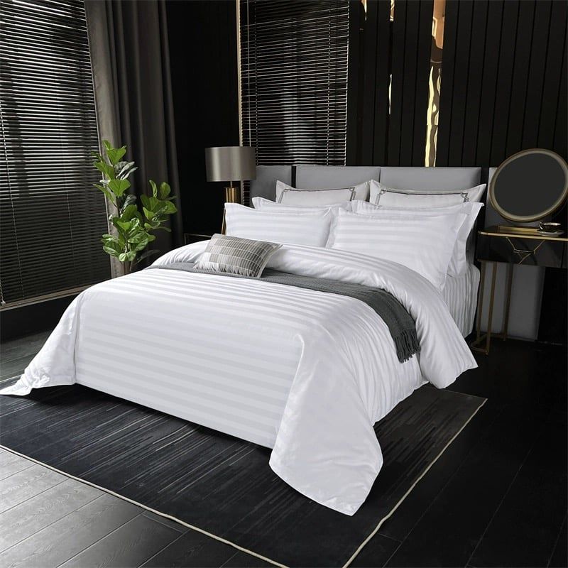 4Pcs Silk 3F | 3F Hotel Fabric T/C 250 Thread Count Duvet Cover Set | ID 4PCS3F025M01