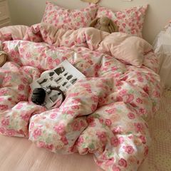 Bộ vỏ chăn ga gối Đũi Mây Phong cách trẻ trung hiện đại Linen Cloud Korea Style 39 Color