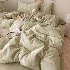 Bộ vỏ chăn ga gối Đũi Mây Phong cách trẻ trung hiện đại Linen Cloud Korea Style 39 Color