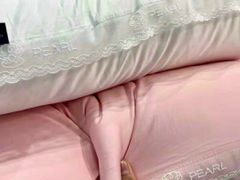 RUỘT GỐI LỤA PRINCESS VIỀN REN MIX BÈO 2 PHIÊN BẢN HỒNG VÀ TRẮNG