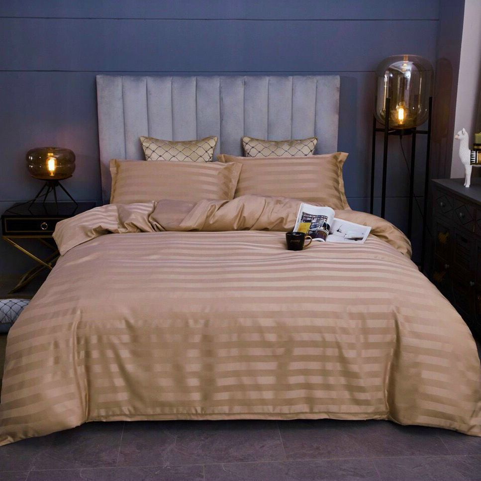4Pcs Silk 3F | 3F Hotel Fabric T/C 250 Thread Count Duvet Cover Set | Album 11 Color