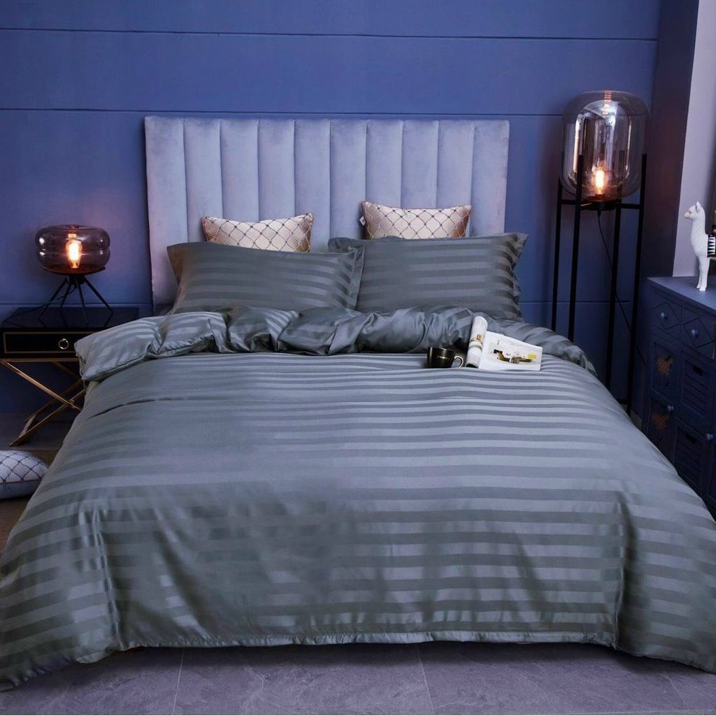 4Pcs Silk 3F | 3F Hotel Fabric T/C 250 Thread Count Duvet Cover Set | Album 11 Color