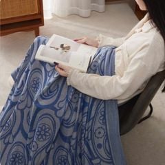 Chăn Hàng Không size 120*190cm - Mẫu AntaBlue