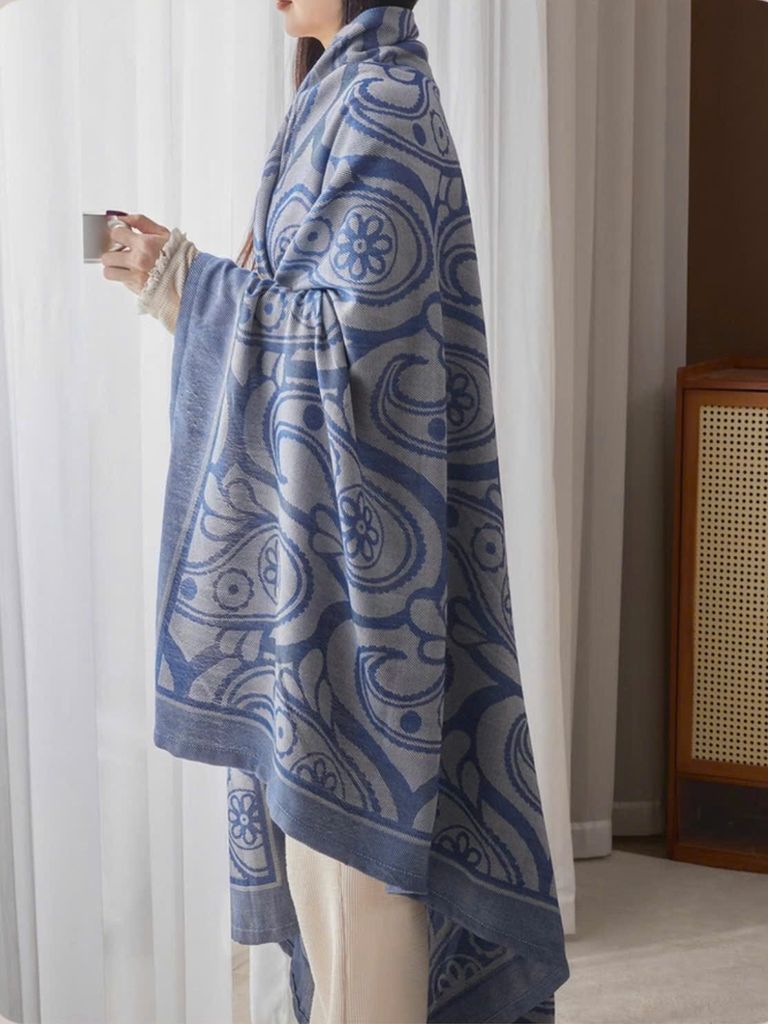 Chăn Hàng Không size 120*190cm - Mẫu AntaBlue