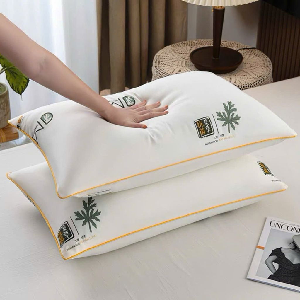 RUỘT GỐI NHẬP KHẨU HƯƠNG NGẢI CỨU ANTIBACTERIAL SIZE 48*74CM