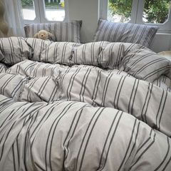 4Pcs Japan Linen |  Standard size duvet cover Bedding Set Drap Freesize | ID CL4P025COV012