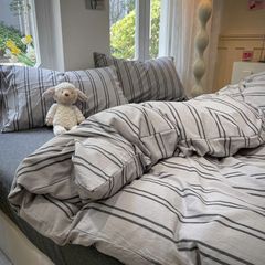 4Pcs Japan Linen |  Standard size duvet cover Bedding Set Drap Freesize | ID CL4P025COV012