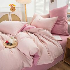 4Pcs Japan Linen |  Standard size duvet cover Bedding Set Drap Freesize | ID CL4P025COV013