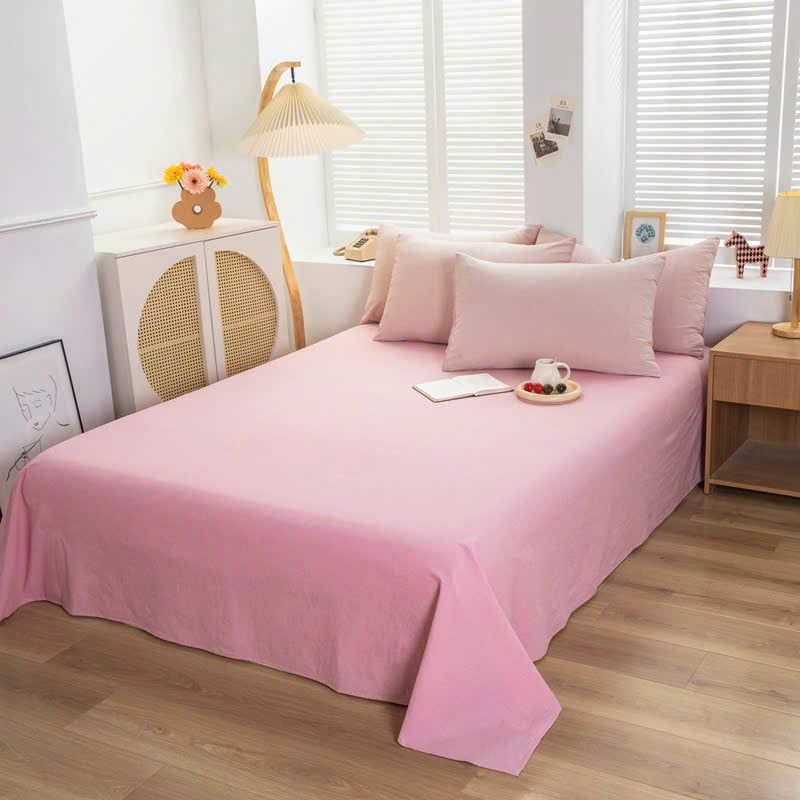 4Pcs Japan Linen |  Standard size duvet cover Bedding Set Drap Freesize | ID CL4P025COV013
