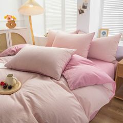 4Pcs Japan Linen |  Standard size duvet cover Bedding Set Drap Freesize | ID CL4P025COV013