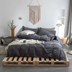 4Pcs Japan Linen |  Standard size duvet cover Bedding Set Drap Freesize | ID CL4P025COV010