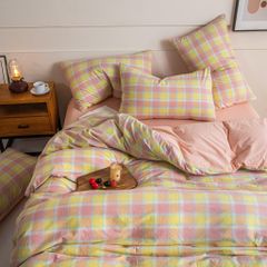 4Pcs Japan Linen |  Standard size duvet cover Bedding Set Drap Freesize | ID CL4P025COV011