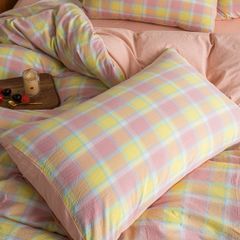 4Pcs Japan Linen |  Standard size duvet cover Bedding Set Drap Freesize | ID CL4P025COV011