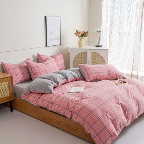 4Pcs Japan Linen |  Standard size duvet cover Bedding Set Drap Freesize | ID CL4P025COV003