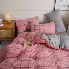 4Pcs Japan Linen |  Standard size duvet cover Bedding Set Drap Freesize | ID CL4P025COV003